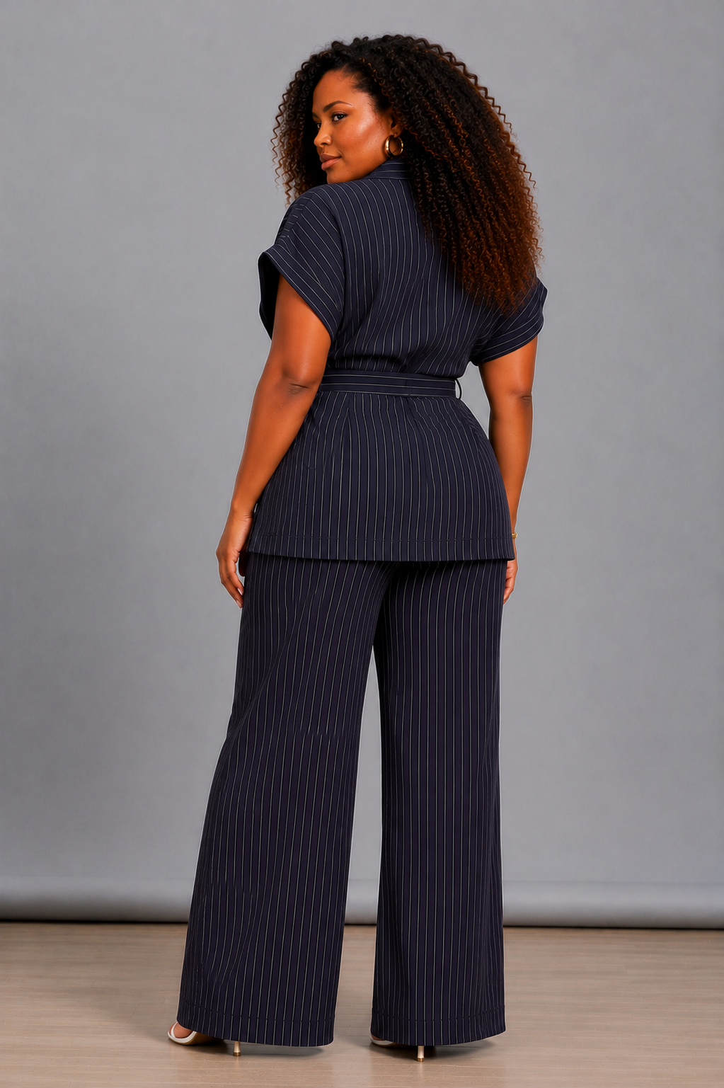 The Kamari Pinstripe Set