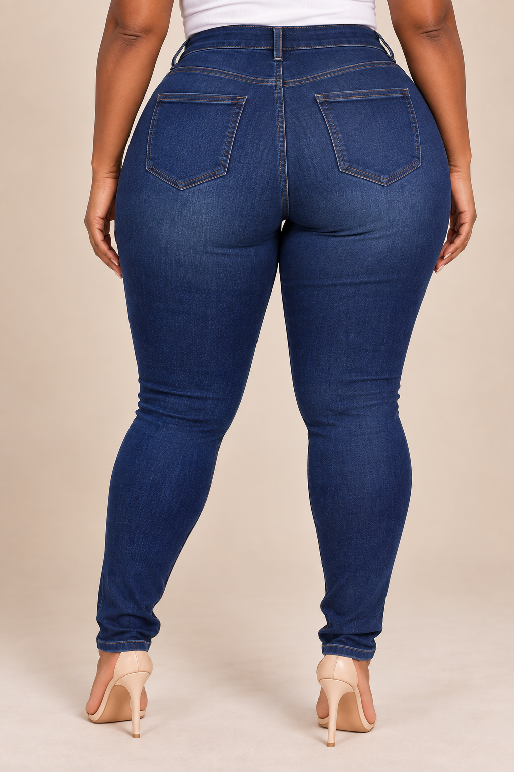 Dark Denim Distressed Jeans